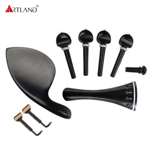 Oxbone Inlaid Ebony Violin Fitting A-72